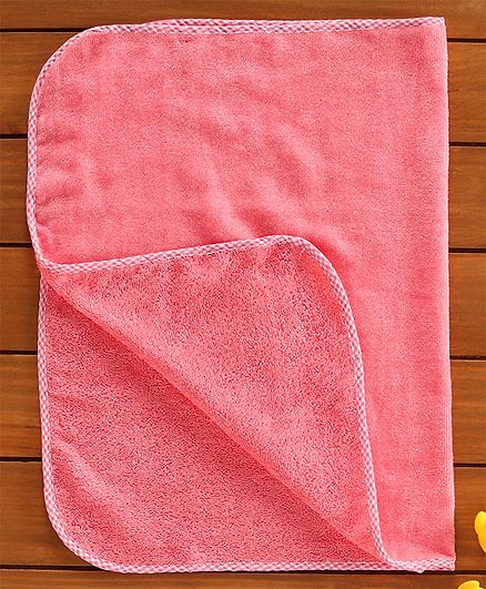 Babyhug Solid Towel - Peach