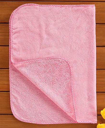 Babyhug Solid Towel - Pink