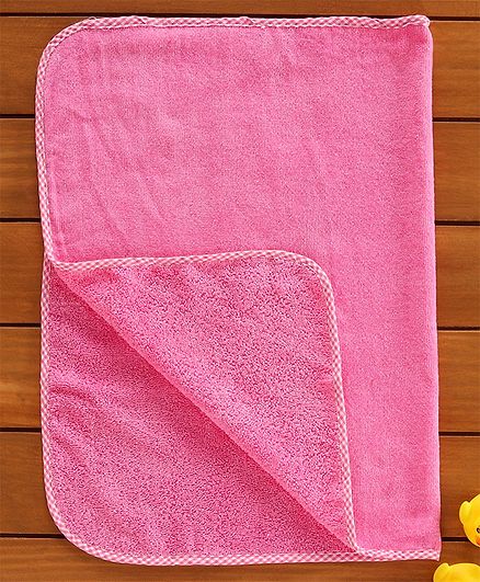 Babyhug Solid Towel - Pink