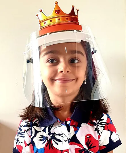 Soul Fairy Crown Elastic Face Shield - White