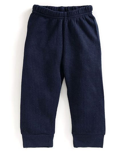 Babyoye Full Length Thermal Bottoms - Navy Blue