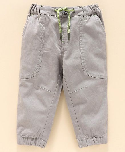 Babyoye Cotton with Inner Linning Trousers - Grey