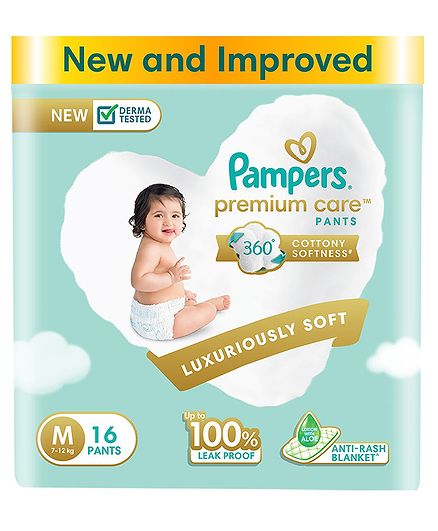 Pampers Premium Care Diaper Pants Medium - 16 Pieces