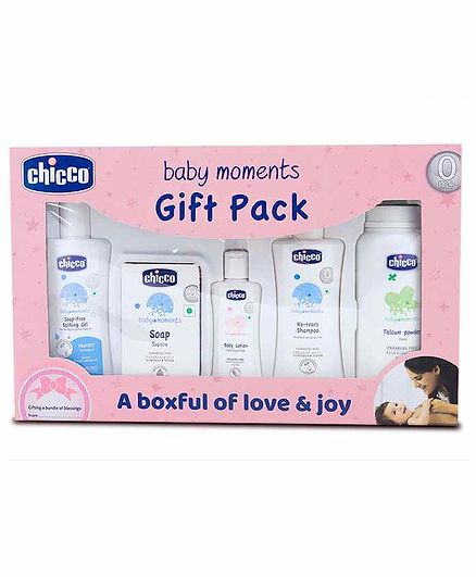 Chicco First Cuddle Baby Gift Set - Pink