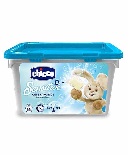Chicco Laundry Detergent Gel Caps Pack of 16 - Blue