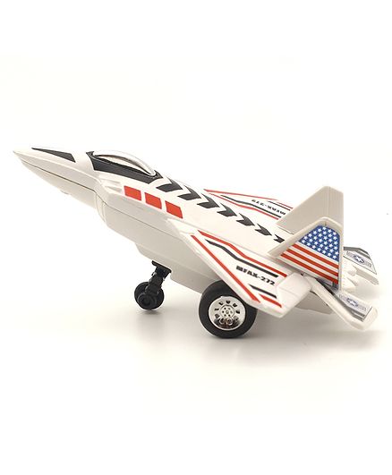 Centy Press & Go Raptor Toy Aeroplane - White