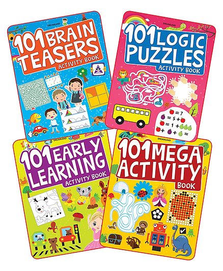 Dreamland Publications 101 Activity Books Set of 4 - English