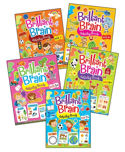 Dreamland Publications Brilliant Brain Activity Books Set of 5 - English