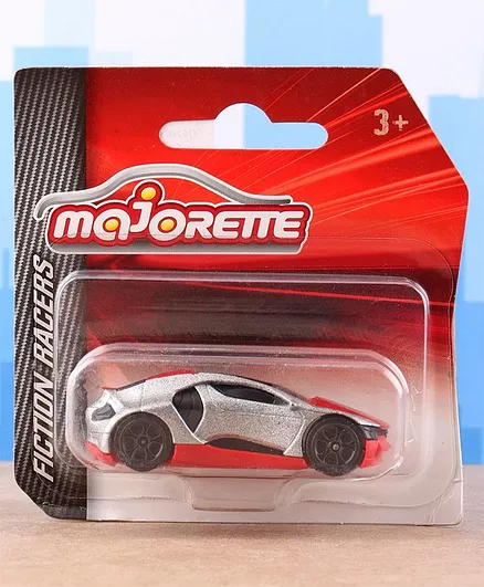 Majorette Die Cast Free Wheel Racer Toy Car - Grey
