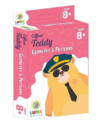 Luma World Educational Maths Flash Cards Geometry & Pattern Theme Pack of 51 - Pink