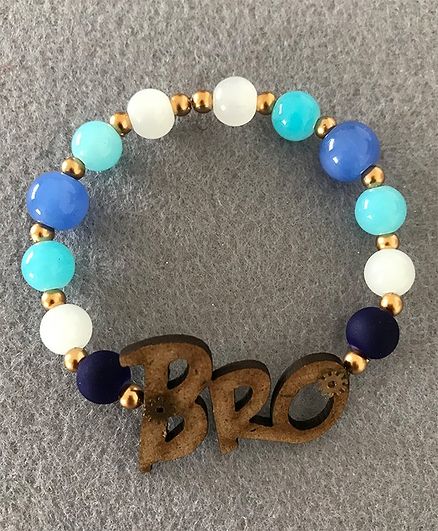 Kalacaree Bro Rakhi Bracelet - Blue