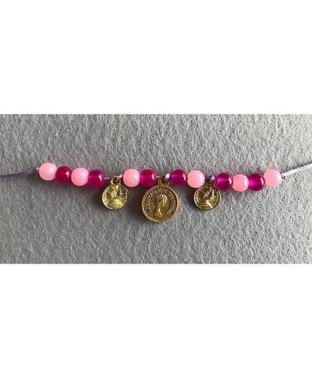 Kalacaree Beaded Rakhi - Pink