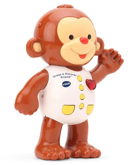 Vtech Dress & Discover Monkey Activity Toy - White Brown