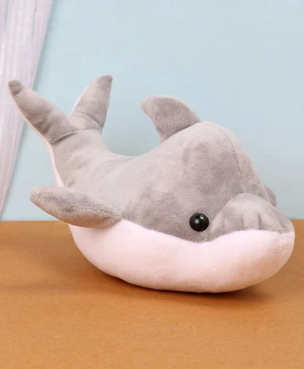 Benny & Bunny Dolphin Soft Toy Grey - Length 25 cm