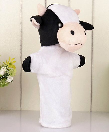 Ben & Benny Cow Hand Puppet Black White - Height 26 cm