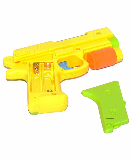 Yamama Image Projecting Toy Gun with Lights & Sound - Yellow Green