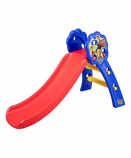 Kiddie Fun Slide Chhota Bheem Print - Multicolor