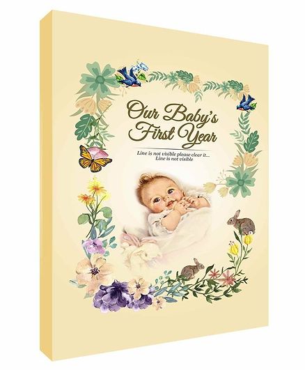 Future Books Baby's First Year Memories Book Beige - English