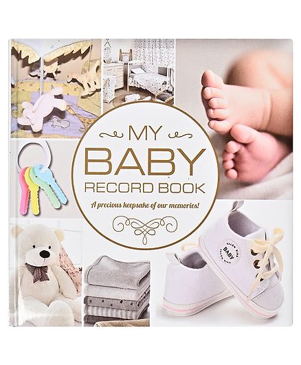 Future Books Baby Record Book White - English