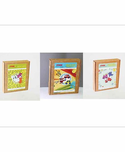 Kidoz DIY Craft Kit Combo Pack of 3 - Multicolor