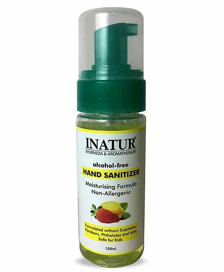 Inatur Alcohol Free Foaming Hand Sanitizer - 150 ml