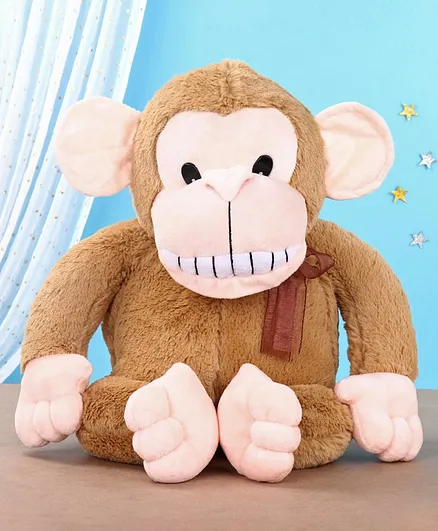 Toytales Monkey Soft Toy Brown - Height 32 cm