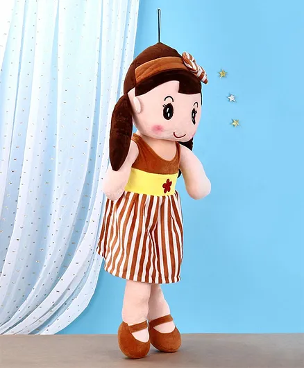Toytales Candy Doll Brown - Height 80 cm