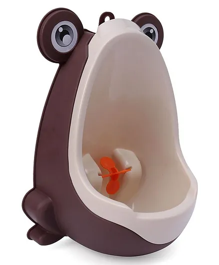 Froggy Shaped Pee Trainer Urinal - Brown