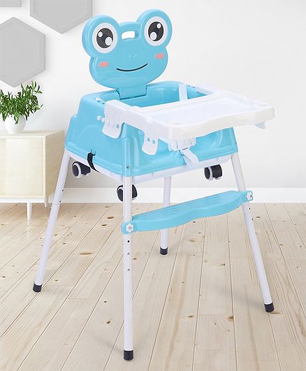 Frog Shaped High Chair - Blue