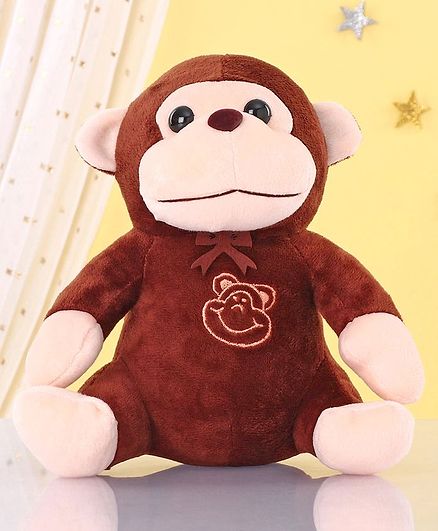 Zoe Monkey Soft Toy Brown - Height 20 cm