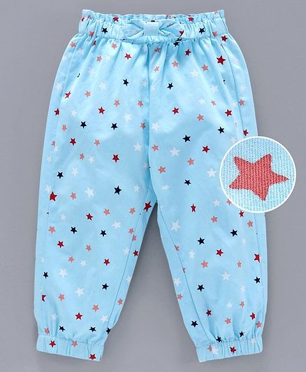 Babyoye Full Length Pant Star Print - Blue