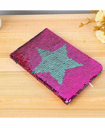 FunBlast Sequin Flip Diary - 80 Pages