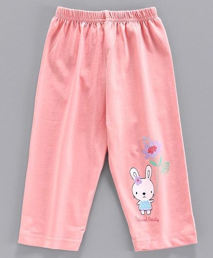 Tango Full Length Lounge Pant Bunny Print - Peach