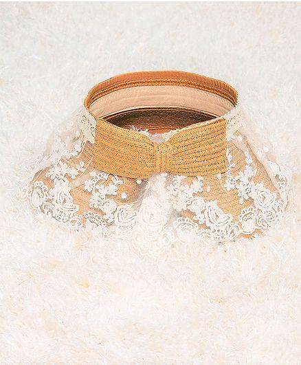 Tipy Tipy Tap Floral Lace Hat - White
