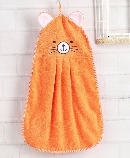 Babyhug Hand & Face Towel - Orange