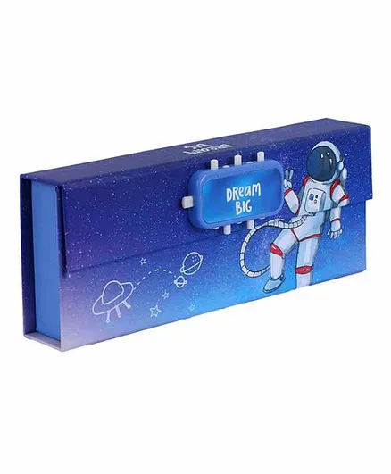 Passion Petals Astronaut Pencil Box with Lock Code - Blue