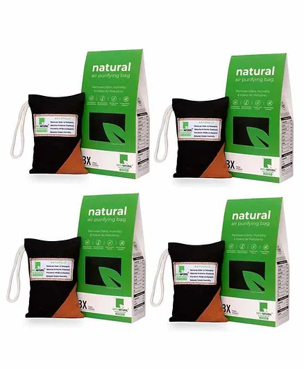 Breathe Fresh Small Vayu Natural Air Purifying Bag Pack of 4 - 100 gm Each