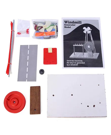 Kutuhal Do-it-Yourself 2 in 1 Windmill Generator Model - Multicolor