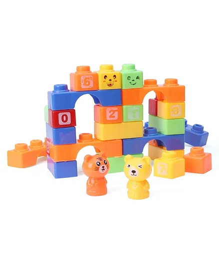 Rising Step Play Soft Building Block Set - 30 Pieces