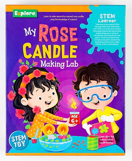 Explore STEM Learner My Rose Candle Making Lab - Multicolour