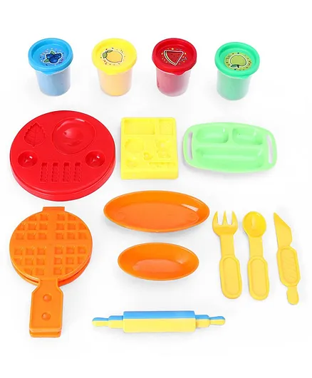Explore Play Dough Pizza Party Play Set - Multicolour