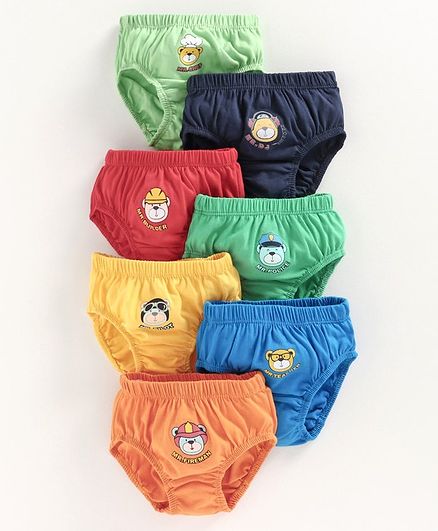 Simply Printed Briefs Pack of 7 - Multicolor