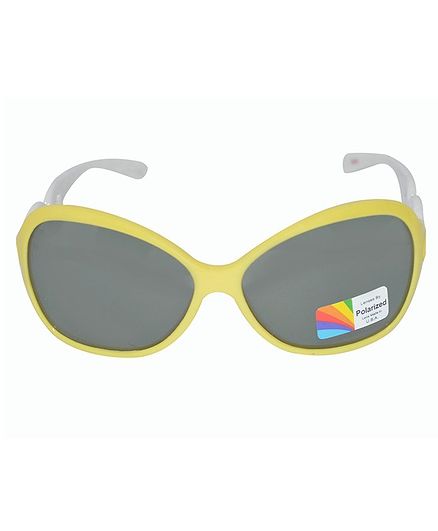 Spiky 100% UV Protected Polarized Sunglasses With Case - Yellow
