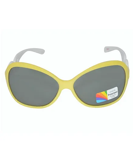 Spiky 100% UV Protected Polarized Sunglasses With Case - Yellow