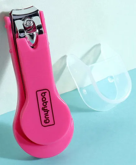 Babyhug Nail Clipper With Cover - Pink