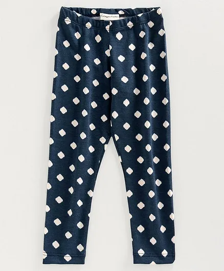 CrayonFlakes Diamond Print Leggings - Blue