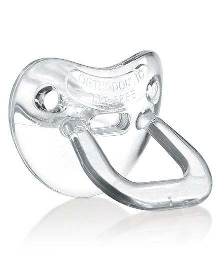 Babyhug Orthodontic Pacifier - White
