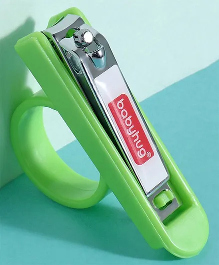 Babyhug Nail Clipper With Holder - Green