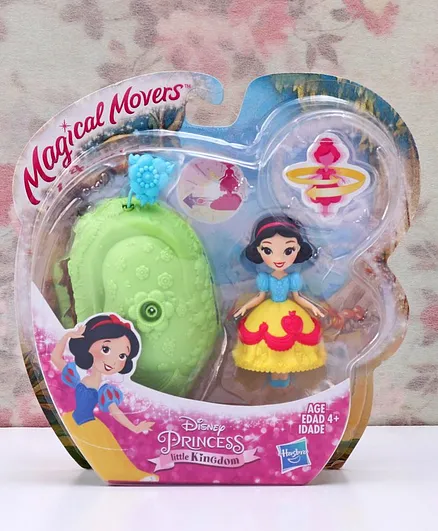 Disney Princess Magical Mover Doll with Base Blue Yellow - Height 8 cm