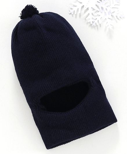 Babyhug Monkey Cap Navy - Diameter 11 cm